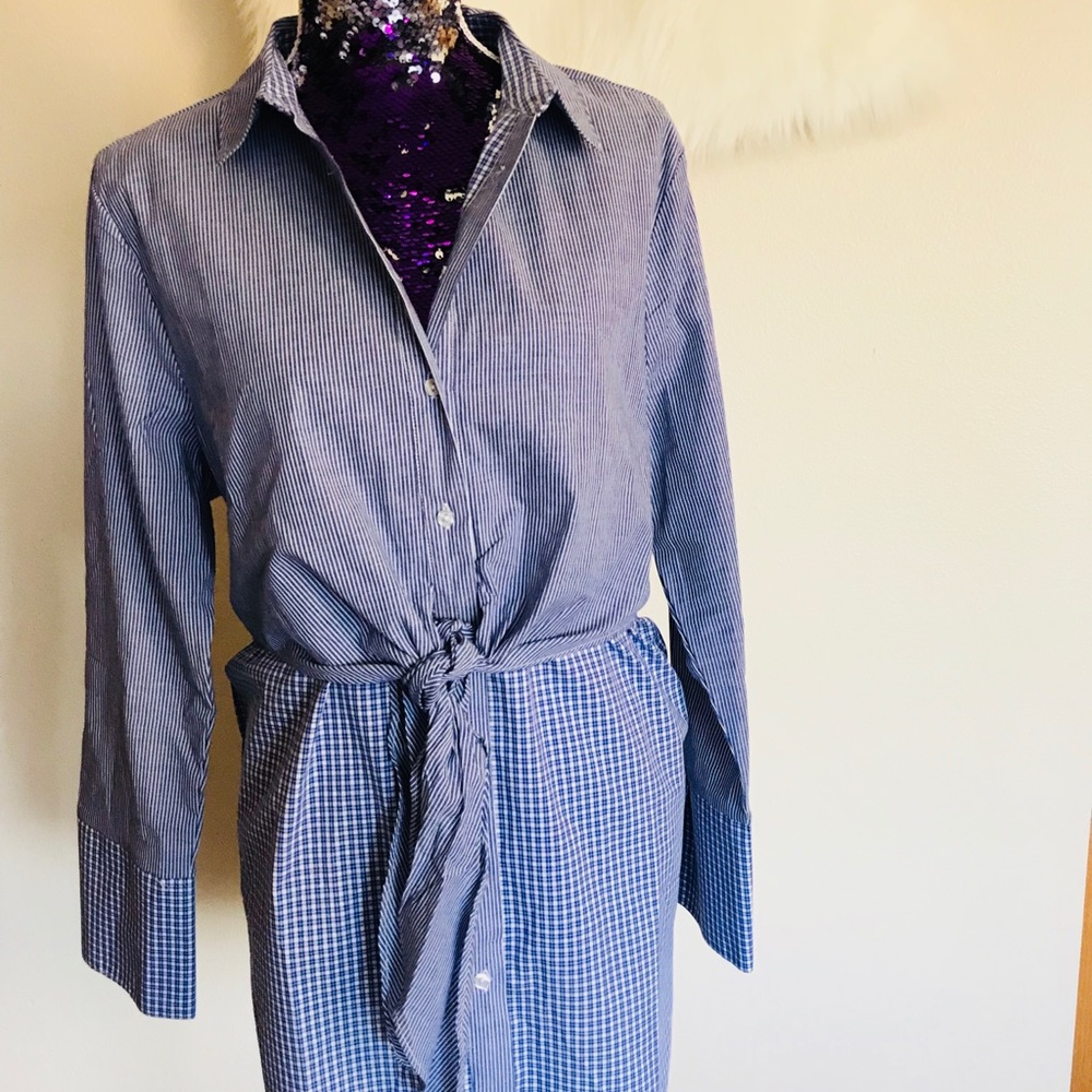 Joseph A button down tunic shirt